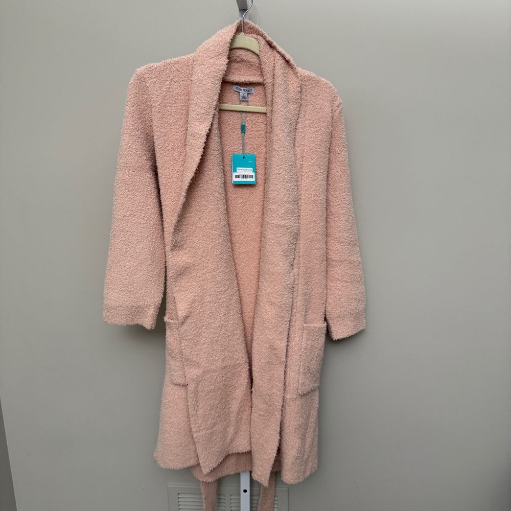 Posh Peanut Blush Pink Plush Robe